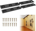 Utility Trailer Tool Rack, Shovel Holder for Truck, 4Pcs 3 Hole Tool Rack Rake Shovel Holder Landscape Hand Tool Accessories for Trailer Truck