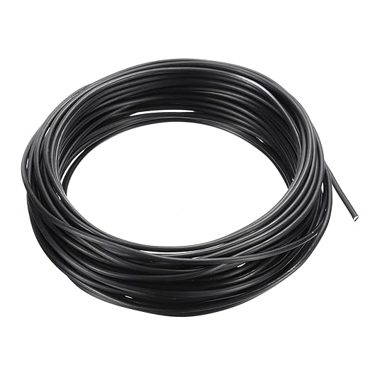 PATIKIL 2mm Bonsai Training Wire, 1 Roll Floral Wire Stems Anodized Aluminum Tree Wire 32.8 Feet Total for Gardening Branch Fixing, Black