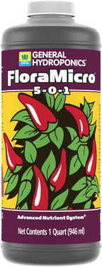 General Hydroponics FloraMicro, 1 Quart