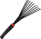 FR Small Hand Rakes, Garden Stainless Steel Hand Rake Soil Tiller, Garden Sweep Yard Flower Beds Tool