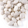 11LB River Pebbles Polished Gravel for Plants Natural White Plant Stones River Rocks 3/4-1 5/8 Inch River Stones for Landscaping Small Pebbles for Crafts