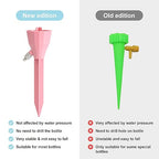 New Upgraded Plant Self Watering Spikes,Adjustable Plant Watering Devices with Slow Release Control Switch Water Dripper,Watering Planter Insert,Automatic Plant Waterer for Vacations (6)