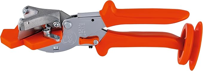 Original Löwe Sealing Profile Cutters 4.104/VR with Two Brackets for Professional Use in Window Construction - Profile Cutters with V-Cut for Notching Sealing Profiles on Outer Corners