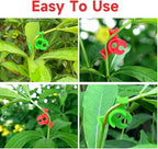 60PCS Plant Training Clips, 90 Degrees Bud Trainer Clips Low Stress Training Clips Bud Bender for Plant Gardening (Red+Green)