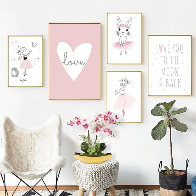 Briful Orchids Artificial Flowers 15" Light Pink Phalaenopsis Orchid with Gold Pots Real Touch Faux Orchid Plant for Home Office Living Room Table Shelf Decor