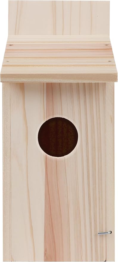 Bird House for Outside,Wooden Clearance Humming Bird Cedar Blue Bird Box House,Wren Cedar Finch House,DIY, 1Pack