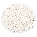 Landscaping Pebbles,River Rocks,Decorative Ornamental Pebbles,Garden Landscaping Stones,Gravel Filler for Home Decoration Flower Bed Fish Tank Plants Vases Succulents (1, White, 1 Pound)