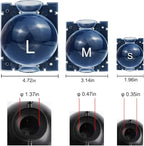 MIIIM 9 PCS Air Layering Propagation Kit, Reusable Half Clear Grafting Ball, Air Layering Pods Clear, Plant Rooting Ball for Fast Propagation (S+M+L)