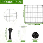 CIEOVO Plant Protectors from Animals, Heavy Duty Metal Plant Cages, 12"x12" Chicken Wire Cloche for Plants Wire Plant Covers Garden Protection Garden Plant Cloche, Chicken Wire Cloche Plant Protector