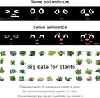 Smart Flowerpots,Smart Pet Planter,Ai Planter,Intelligent Flowerpots,Multiple Expressions,7 Smart Sensors, And Ai Chips Make Raising Plants Easy And Fun For Living Room,Desk,Plant-free (Pink)