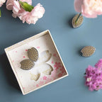 Wazakura Sakura Blossom Kenzan for Ikebana 5PCS, Made in Japan Flower Frog, No Foam Flower Holder, Ecological Petal Shaped Floral Arranging Pin Frog - Sakura Flower