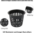3 Inch Net Pots for Hydroponics 60 Packs with Plant Labels 60Pcs Heavy Duty Wide Mouth Net Cups Slotted Mesh Pot Garden Supplies (3 inch 60 Packs)