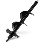 SYITCUN Auger Drill Bit for Planting - 4"X16" Heavy-Duty Auger Post Hole Digger for Fence - 3/8" Hex Drive Drill