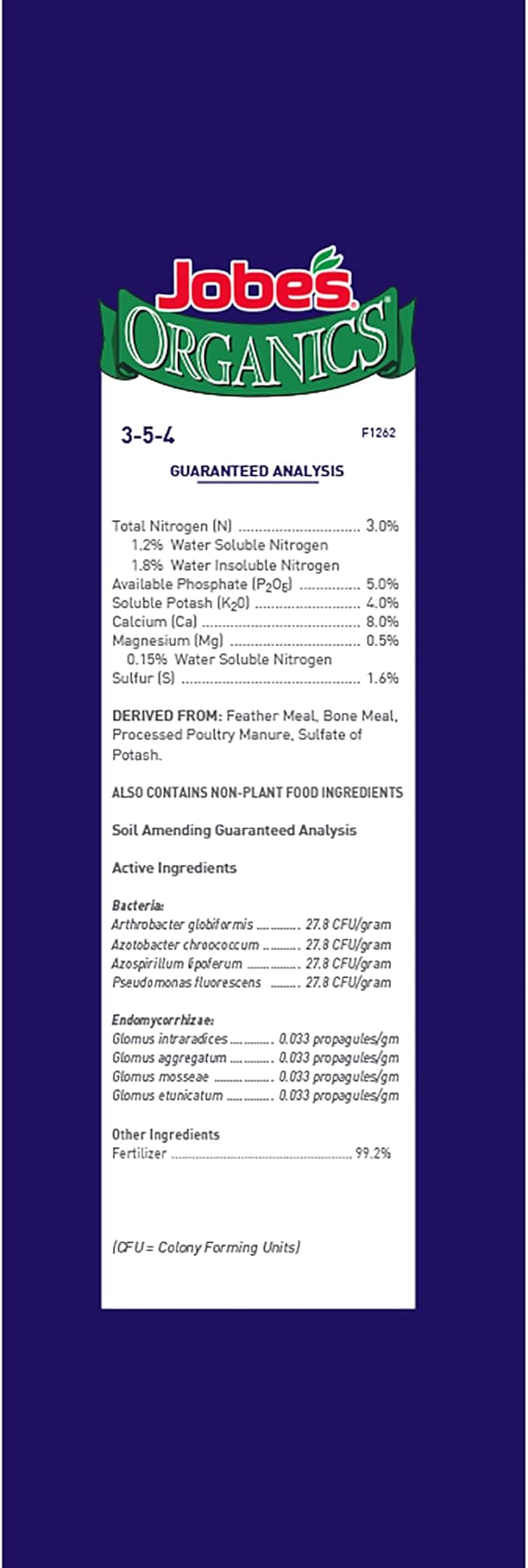 Jobe's Organics 09627 Organic Fertilizer, 4 lb (Pack of 2)