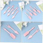 GLEAVI Succulent Plant Transplanting Tool Set 20pcs Plastic Gardening Accessories 16cm Pink Hand Tools for Pot Plants and Flower Maintenance in Garden and Lawn Care