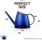 WhaleLife Indoor Watering Can for House Bonsai Plants (1.4L, Blue)