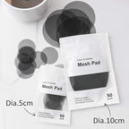 100 Pcs Round Mesh Pad for Flower Plant Pot Hole, Anti Soil Loss Bonsai Pot Bottom Grid Mat Mesh, 2 Size, 50pcs 5cm and 50pcs 10cm