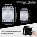 SupKing 8 Pcs Plant Rooting Grow Propagation Ball,Air Layering Kit,Clear Assisted Cutting Rooting,Reusable Plant Rooting Device,High Pressure Ball Grafting Device Root Box for Plants Rose.