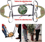Potted Plant Mover and Lifting Straps for Garden, Landscaping Lifting Straps, Move Heavy Garden Objects: Flower Pots, Planters, Trees, Rocks,Pot Tool,Gray