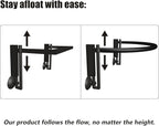 HOZOE Aquarium Floating Plant Corral, Intercepting Floating Plants from Filters and Heaters, Adjustable Height with Water Level, Can Be Used to Framed and Frameless Aquariums. (Combo Pack).