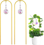 Weatherproof Climbing Plant with Solar Prisms & Sun Catchers for Outdoor/Indoor Gardens Climbing Plant Frame