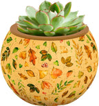 PieceRelax 3D Puzzle Planter 80 Pieces - Flower Pot - Elegant Green, for Mom, Home Decor Flower Pots for Indoor Cactus, Succulents Pots [K1105]