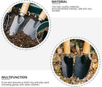 Ciieeo 10pcs Mini Gardening Tool Set for Succulent and Potted Planting with Wooden Handles, Soil Detecting Device, and Bonsai Accessories for Indoor and Outdoor Plant Care