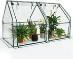 Gardzen Mini Greenhouse, Portable Cold Frame Green House Indoor Outdoor, Small Greenhouse for Seed Starting & Plant Protection, 71.7"(L) x36.2(W) x42.5(H)