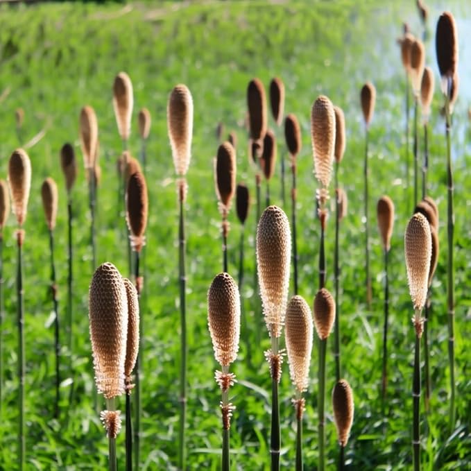 Horsetail Grass Cuttings to Grow - Equisetum - Great Aquatic Feature, Koi Pond Aquascape (25 Cuttings)