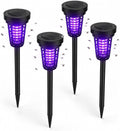 2026 Solar Bug Zapper Outdoor(4 Pack)–Solar Mosquito Zapper Outdoor Mosquito Repellent Outdoor,Mosquito Trap Used to Keep Gnat Small Flying Insect Away,Solar Bug Zapper Outside for Yard Garden