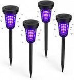 2026 Solar Bug Zapper Outdoor(4 Pack)–Solar Mosquito Zapper Outdoor Mosquito Repellent Outdoor,Mosquito Trap Used to Keep Gnat Small Flying Insect Away,Solar Bug Zapper Outside for Yard Garden