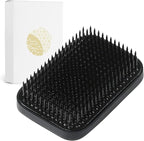 Wazakura Japanese Black Ikebana Kenzan Flower Holder Rectangular Square, Made in Japan Floral Arranging Pin Frog Tool - (3.2 in (83mm), Black