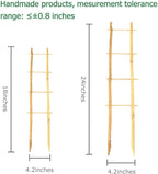 Cambaverd 24 Inch Trellis for Potted Plants, 3 Pack Bamboo Trellis Indoor, Natural Garden Trellis for Climbing Plant Monstera Hoya Vegetables and Fruits