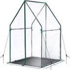 Mini Greenhouse for Indoor Outdoor: Ohuhu Portable Green House with Waterproof Pad for Small Plants Nursery Germination, 36"x36"x58.5" Heavy-Duty PVC Cover Tent Humidity Dome Seedling Accessory