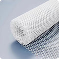 Mesh Tree Guard Trunk Protectors, Plastic Fence Rolling Flower Net Poultry Garden Fence Chicken Fence Protection for Floral Arrangements, Poultry, Animal Barrier, Gardening (White, 19.6 * 1.3 FT)