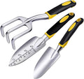 3PCS Mini Garden Tools Sets Durable Gardening Hand Tool Ergonomic & Rust Resistant for Women Kid Men Gardener