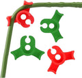 Booge 40 Pcs Low Stress Training Clips, 90 Degrees Plant Trainer Bud Plant Bender Plant Training Clips Bud Bender for Plant Gardening - Red and Green