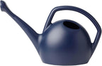 Bloem Rhino 2 Gallon (256 Fl Oz) Navy Blue Resin Watering Can for Indoor and Outdoor Use