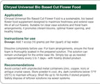 Chrysal Bio-Based Flower Food – Universal Flower Preservative for Fresh Cut Flowers – Eco-Friendly 10 oz Jar with Scoop – Shears and Stripper - (Complete Care Kit)