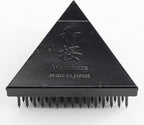 Wazakura Japanese Black Triangle Ikebana Kenzan Flower Holder 2 in (53 mm), Made in Japan Floral Arranging Pin Frog Tool - Black Triangle Kenzan 2" (53mm)