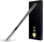 Wazakura Carbon Steel Spear Shaped Bonsai Jin Chisel 7.2 inches (185 mm) Made in Japan, Deadwood Carving Tool, Japanese Shari Bark Scraper, Detail Woodworking Gouge - Silver