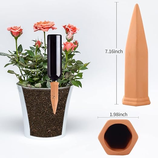 15-Pack Plant Watering Devices, Automatic Watering System for Potted Plants, Self Watering Spikes, Plant Water Seepage Device, Water Your Indoor and Outdoor Plants While on Vacation