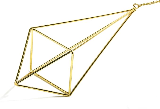 Air Plants Holders Hanging Airplants Hangers Himmeli Metal Wire 4Pcs Geometric Display Airfens Planter Frame 2 Sizes Tillandsia Holder with Chain and Hooks Decor for Home Office