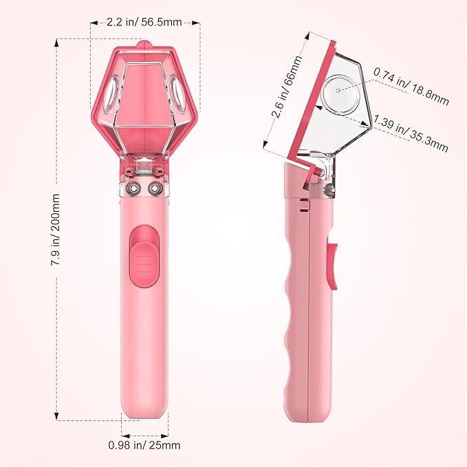 Bug Catcher for Kids, Insect Trap Kit with 6X Magnifier Glass - STEM Educational Exploration Tool for Indoor and Outdoor,Christmas Birthday Gifts Toys for Adults, Boys, and Girls (Pink 2PCS)