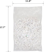 Rocks for Plants. White Decorative Pebbles. 0.5 to 1 Inch 18 lbs. for Garden, Landscaping, Indoor, Vase fillers, Crafting, Succulents, pots, Plants