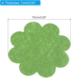 PATIKIL 3 Inch Plant Pot Hole Pad, 30 Pack Non-Woven Fabric Flower Shape Bonsai Bottom Soil Mat, Green