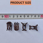 Plant Support Clips Reusable Garden Clips,100Pcs Medium Plant Clips,Tomato Support Clips,for Climbing Plants,Outdoor,Indoor Plants,Flowers,Stems,Vines Holding Clips (Brown)