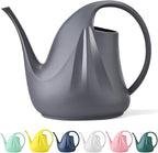 NOBONDO Watering Can for Indoor Plants, Outdoor Flowers, and Hanging Baskets – Long Spout for Precision Watering, Minimalist Nordic Style, Ideal for Houseplants and Bonsai (1/3-Gallon, Charcoal Grey)