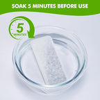 Replacement Dog Water Fountain Filters 6 Packs, Suitable for Stainless Steel Dog Water Fountain Models: PF-SS-01/PF-SS-02/PF-SS-03/PF-SS-04, Multi-Layer Filtration, 6 Filters & 6 Pump Sponges
