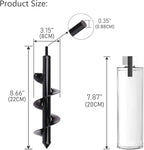 Bulb Planter Tool,Auger Drill Bit for Planting 3.15x8.66 Inch Suitable for 3/8”Hex Drive Drill
